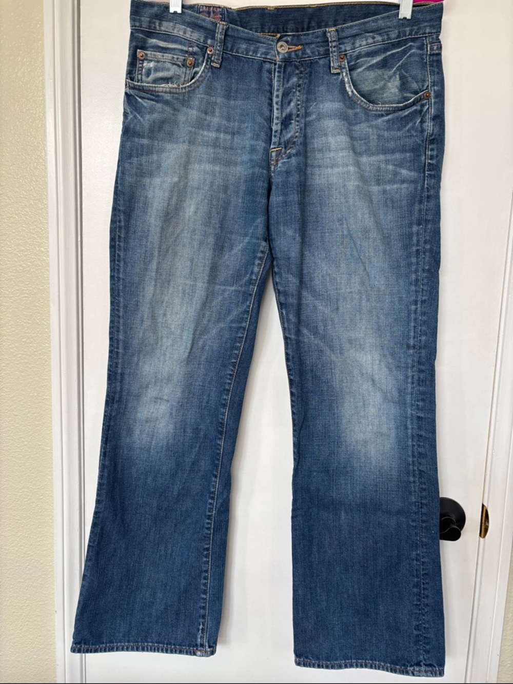 Lucky Brand Men's Bootcut Jeans in Medium Blue Wash